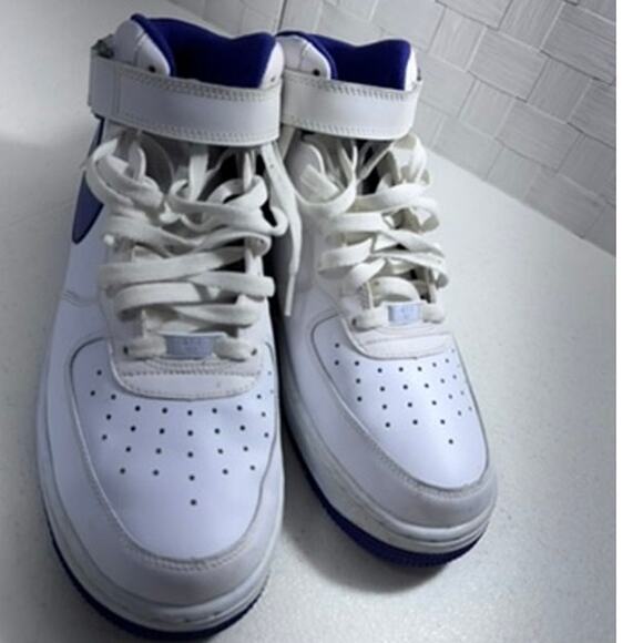 Vintage "AIR FORCE 1" IN Original Box W/Receipt from 6-16-2015, Sz 10 ,Hightop - Picture 4 of 16